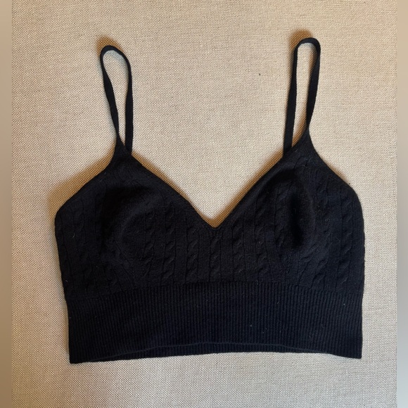 Polo Ralph Lauren Knit Bralette Crop Top L - Picture 1 of 3